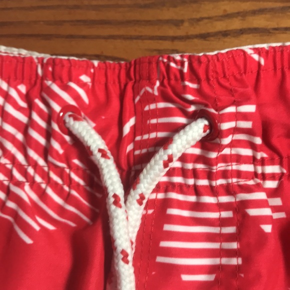 Red/White Canada Swim Shorts - Picture 2 of 6